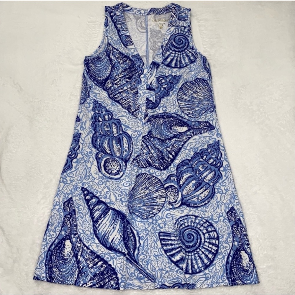 Lilly Pulitzer Sleeveless Vneck Shift Mini Dress